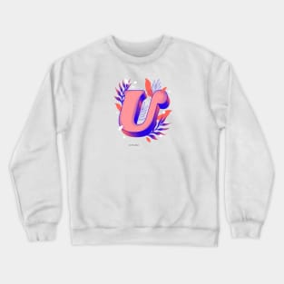 U initial Crewneck Sweatshirt